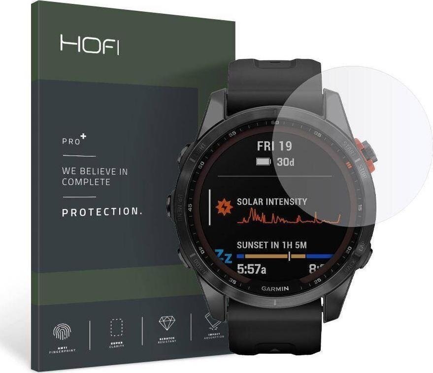 HOF GLASS PRO+ Garmin Fenix 7S hinta ja tiedot | Älykellojen ja aktiivisuusrannekkeiden lisätarvikkeet | hobbyhall.fi