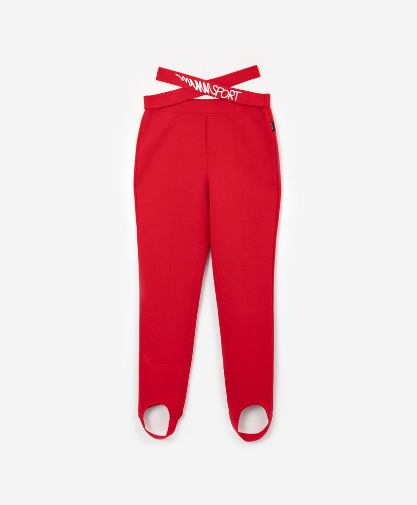 Gulliver-housut lahkeensuilla ja resori vyötäröllä, punaisen väriset hinta ja tiedot | Tyttöjen leggingsit ja housut | hobbyhall.fi