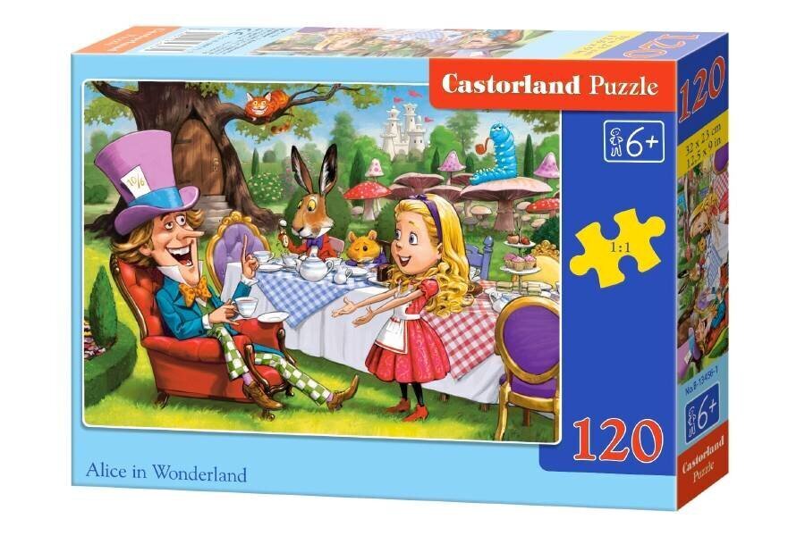 Palapeli Alice in Wonderland, 120 palaa hinta ja tiedot | Palapelit | hobbyhall.fi