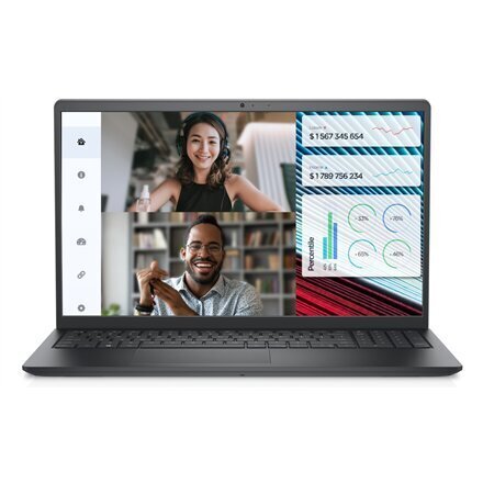 Dell Vostro 15 3520, 15.6 ", WVA, FHD, 1920 x 1080, Anti-glare, i7-1255U, 16 GB, SSD 512 GB, Intel Iris Xe Graphics, Windows 11 Pro, ENG, Black hinta ja tiedot | Kannettavat tietokoneet | hobbyhall.fi