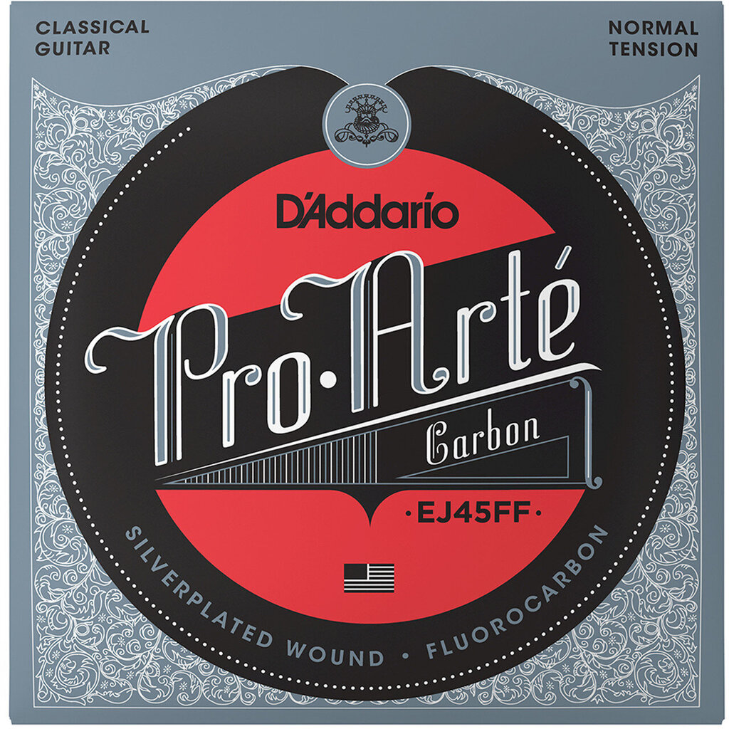 Klassisen kitaran kielet D'Addario Pro-Arté Carbon EJ45FF .024 hinta ja tiedot | Soittimien lisätarvikkeet | hobbyhall.fi