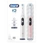 iOM6d.2I6.1 Oral-B iO6 Duo Pack sähköhammasharja White + Pink Sand Extra lisäkahva hinta ja tiedot | Sähköhammasharjat | hobbyhall.fi