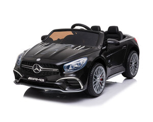 Kikkaboo Mercedes Benz SL65 yksipaikkainen sähköauto lapsille, musta hinta ja tiedot | Lasten sähköautot | hobbyhall.fi