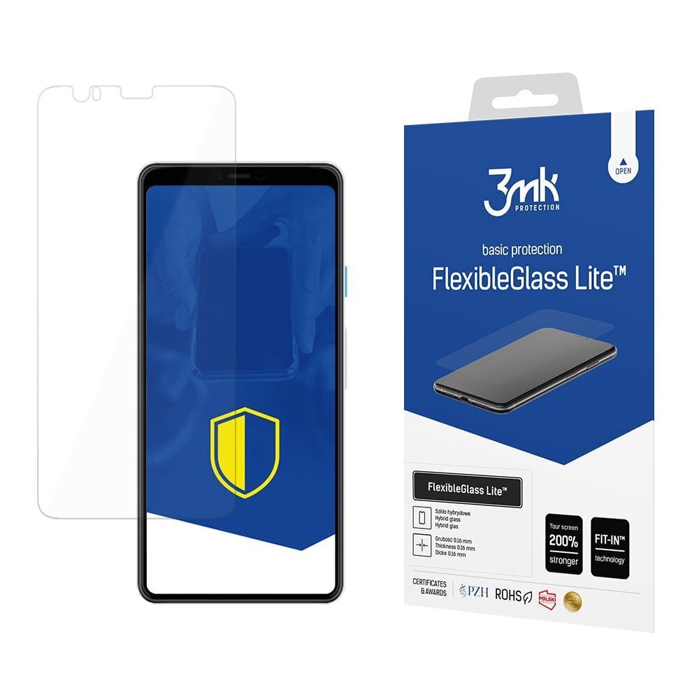 Google Pixel 4 - 3mk FlexibleGlass Lite™ -näytönsuojus hinta ja tiedot | Näytönsuojakalvot ja -lasit | hobbyhall.fi