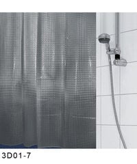 EVA 3D Suihkuverho, 180 x 180 cm hinta ja tiedot | Kylpyhuoneen sisustus | hobbyhall.fi
