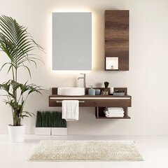 AmeliaHome Bati -kylpyhuoneen matto, beige - eri kokoja hinta ja tiedot | Kylpyhuoneen sisustus | hobbyhall.fi