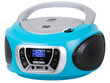 Trevi CMP 510 DAB TURQUOISE kannettava CD-soitin, jossa on radio hinta ja tiedot | Radiot | hobbyhall.fi