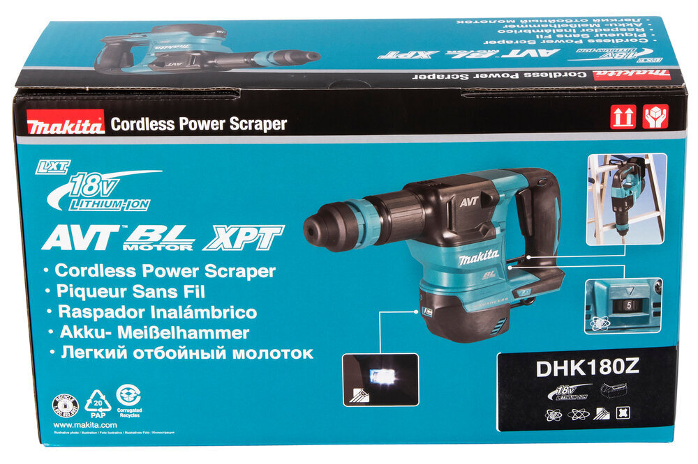 Piikkausvasara LXT® DHK180Z Makita hinta ja tiedot | Akkuporakoneet ja ruuvinvääntimet | hobbyhall.fi