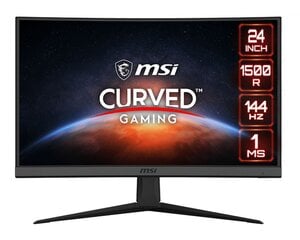 MSI Optix G24C6 59,9 cm (23,6") 1920 x 1080 pikseliä Full HD LCD musta hinta ja tiedot | Näytöt | hobbyhall.fi