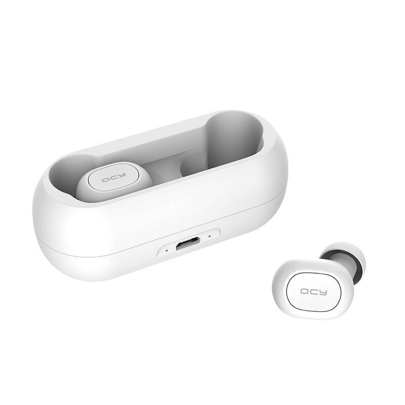 QCY T1C TWS Bluetooth V5.0 White hinta ja tiedot | Kuulokkeet | hobbyhall.fi