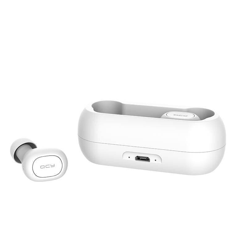 QCY T1C TWS Bluetooth V5.0 White hinta ja tiedot | Kuulokkeet | hobbyhall.fi