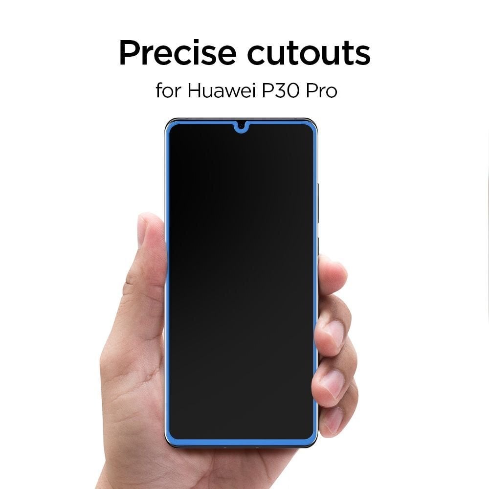 Huawei P30 Pro näytönsuoja Spigen, musta hinta ja tiedot | Näytönsuojakalvot ja -lasit | hobbyhall.fi