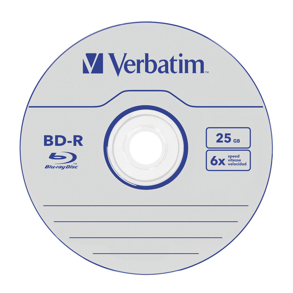 Verbatim BD-R 43838 hinta ja tiedot | Vinyylilevyt, CD-levyt, DVD-levyt | hobbyhall.fi