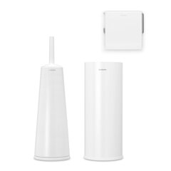 Brabantia ReNew wc tarvikesetti, 3 osaa, White hinta ja tiedot | Kylpyhuoneen sisustus | hobbyhall.fi