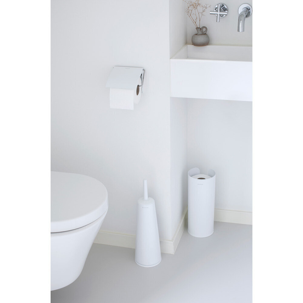 Brabantia ReNew wc tarvikesetti, 3 osaa, White hinta ja tiedot | Kylpyhuoneen sisustus | hobbyhall.fi