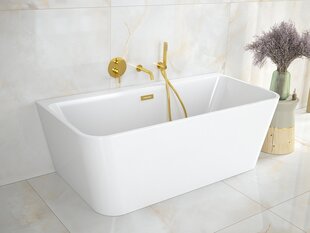 Kylpyamme Besco Amber 150, jossa on kullanvärinen tulppa hinta ja tiedot | Kylpyammeet | hobbyhall.fi