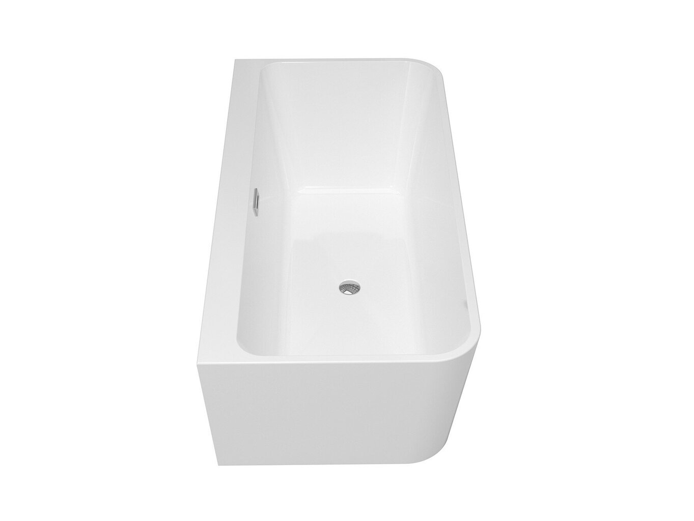 Kylpyamme Besco Amber 170, valkoisella tulpalla hinta ja tiedot | Kylpyammeet | hobbyhall.fi