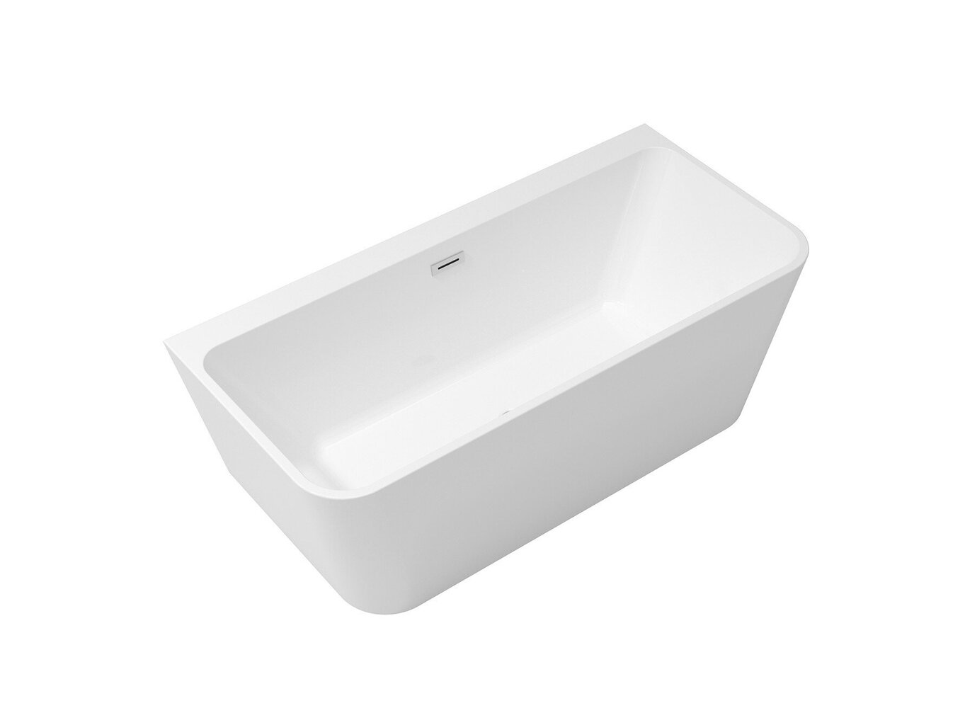 Kylpyamme Besco Amber 170, valkoisella tulpalla hinta ja tiedot | Kylpyammeet | hobbyhall.fi