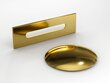 Kylpyamme Besco Varya Glam 150 Gold, kullanvärisellä tulpalla hinta ja tiedot | Kylpyammeet | hobbyhall.fi