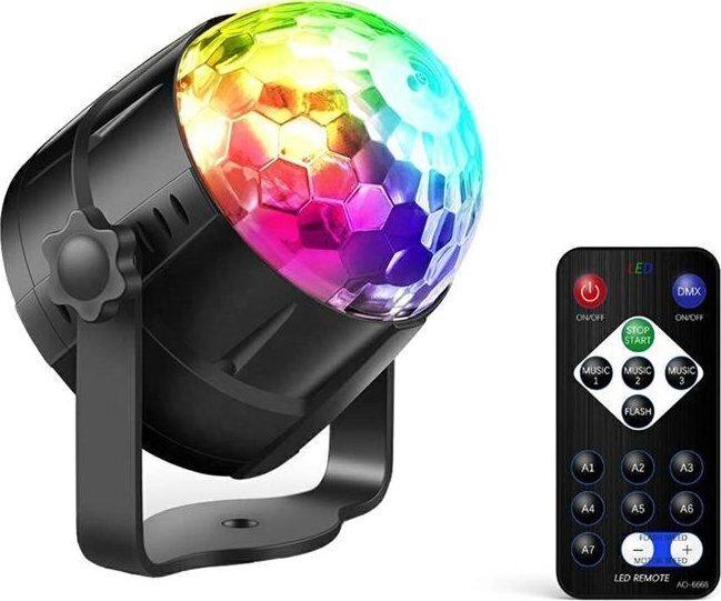 Diskokera RGB hinta ja tiedot | Hauskat juhlapelit ja -tuotteet | hobbyhall.fi