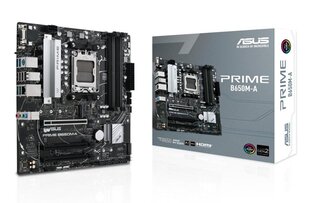 Emolevy Asus PRIME B650M-A, MicroATX, AM5, DDR5 hinta ja tiedot | Emolevyt | hobbyhall.fi