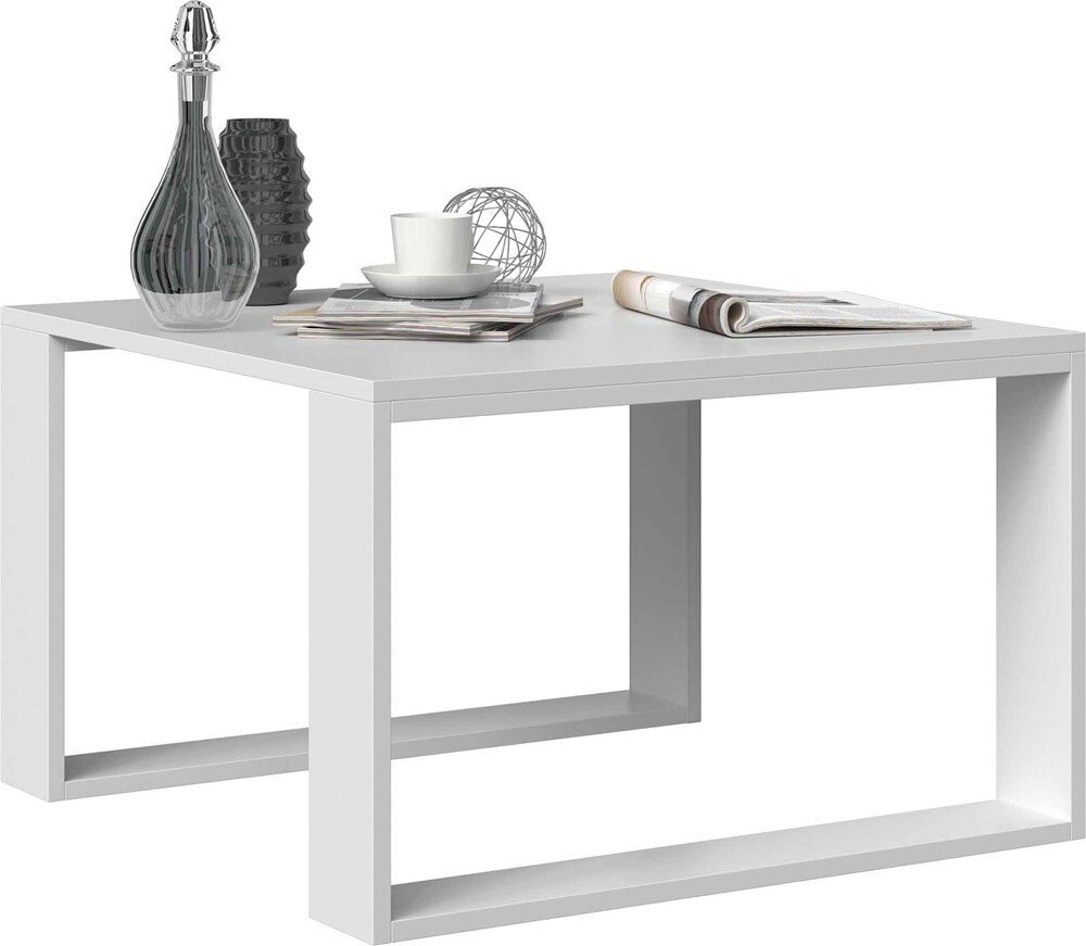 Moderni sohvapöytä, valkoinen hinta ja tiedot | Sohvapöydät | hobbyhall.fi