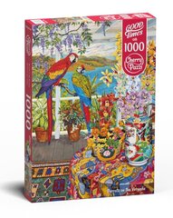 Cherry Pazzi Palapeli Parrots on the Veranda 1000 palaa hinta ja tiedot | CherryPazzi Lapset | hobbyhall.fi