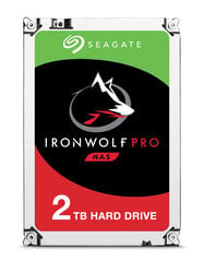 Seagate IronWolf Pro - hard drive - 2 TB - SATA 6Gb/s hinta ja tiedot | Kovalevyt | hobbyhall.fi