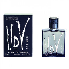 Ulric De Varens Men EDT miehille, 60 ml hinta ja tiedot | Miesten hajuvedet | hobbyhall.fi