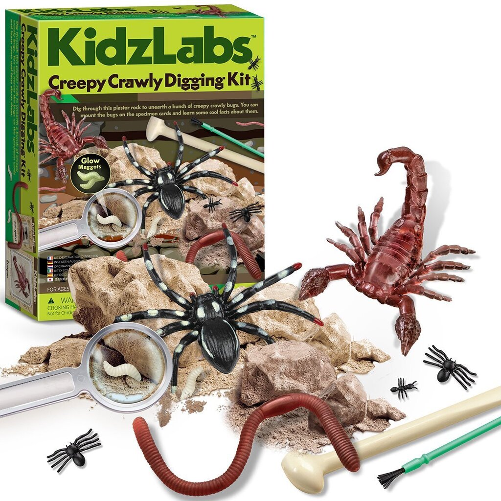 4M KidzLabs Creepy Crawly Digging Kit hinta ja tiedot | Tyttöjen lelut | hobbyhall.fi