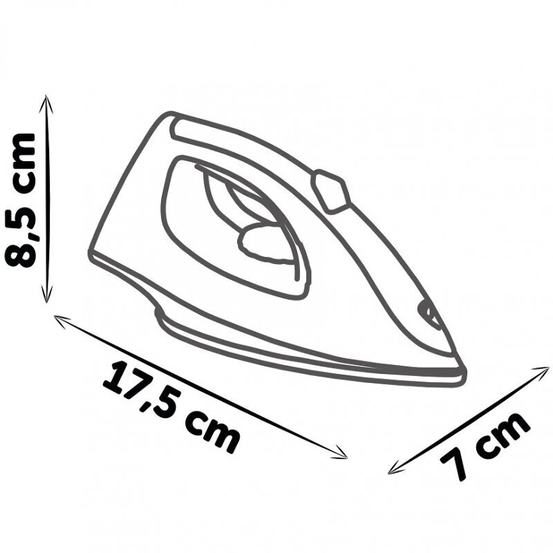 Silitysrauta, jossa on höyrynappi lapsille Smoby hinta ja tiedot | Tyttöjen lelut | hobbyhall.fi