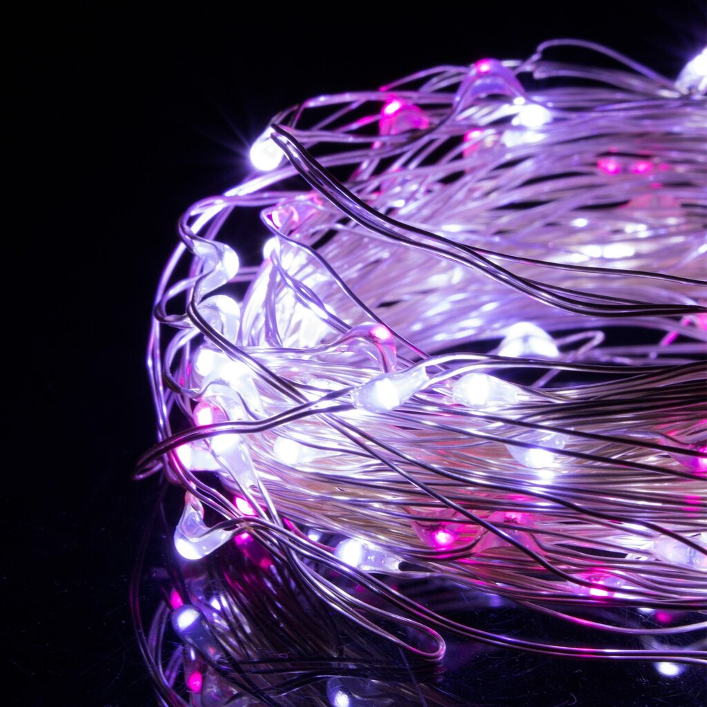 Paristokäyttöinen LED-valosarja (100 LEDiä) hinta ja tiedot | Jouluvalot | hobbyhall.fi
