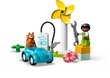 10985 LEGO® DUPLO Tuulivoimala ja sähköauto hinta ja tiedot | LEGOT ja rakennuslelut | hobbyhall.fi