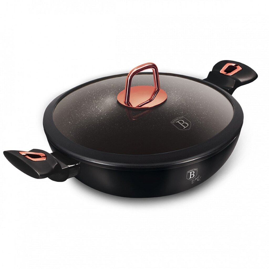 Berlinger Haus Graniitti WOK 30 cm BH-7112 Black Rose hinta ja tiedot | Kattilat ja painekattilat | hobbyhall.fi