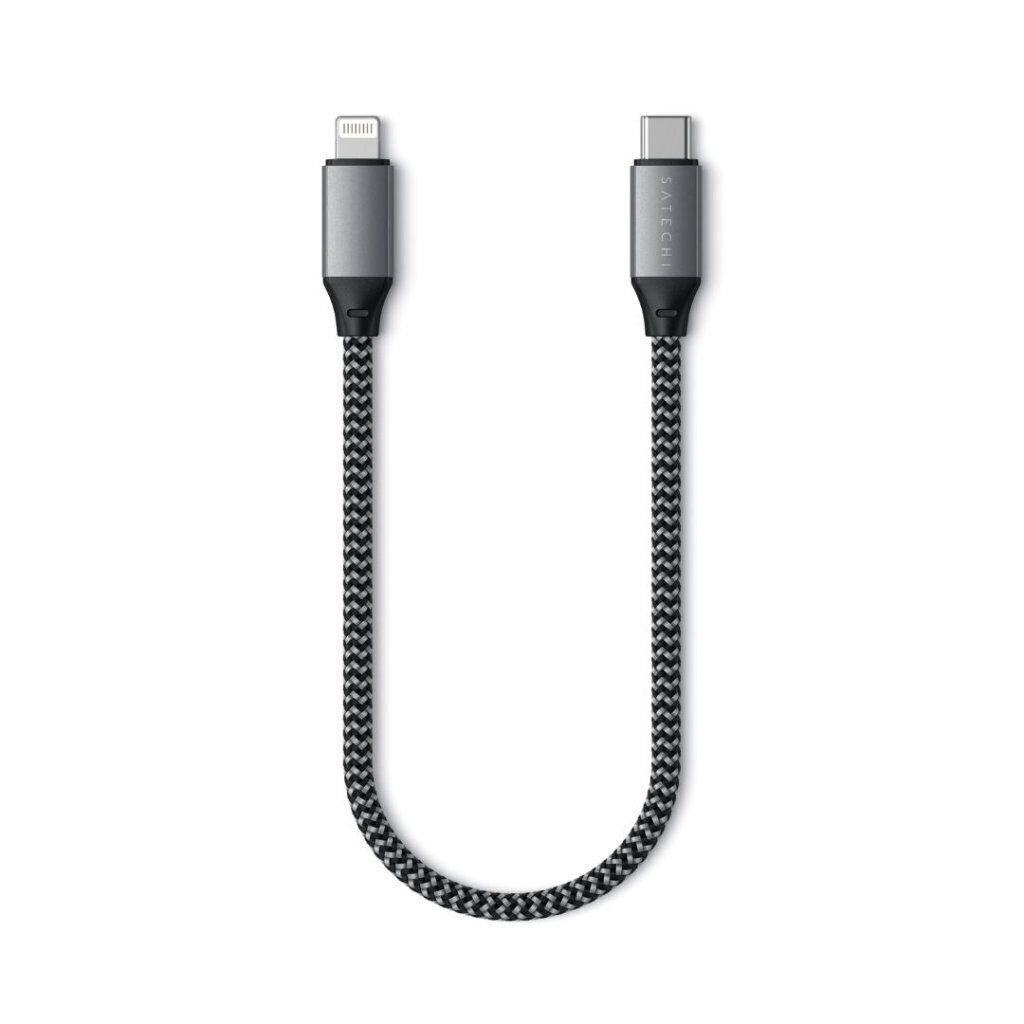 Satechi ST-TCL10M, USB-C to Lightning, 25 cm hinta ja tiedot | Puhelinkaapelit | hobbyhall.fi