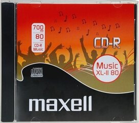 CD-R Maxell 10 kpl/paketti hinta ja tiedot | Vinyylilevyt, CD-levyt, DVD-levyt | hobbyhall.fi