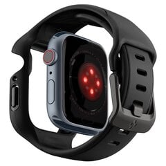 Spigen Liquid Air "Pro" Apple Watch 7 (45 MM) Black hinta ja tiedot | Älykellojen ja aktiivisuusrannekkeiden lisätarvikkeet | hobbyhall.fi