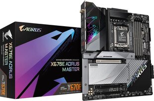 Gigabyte AMD X670E AORUS Master, E-ATX, AM5, DDR5, WIFI hinta ja tiedot | Emolevyt | hobbyhall.fi