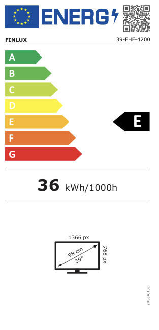 Finlux 39FHF4200 hinta ja tiedot | Televisiot | hobbyhall.fi