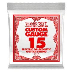 Ernie Ball 1015 Sähkö-/akustisen kitaran kielet .015 hinta ja tiedot | Ernie Ball Kodinkoneet ja kodinelektroniikka | hobbyhall.fi