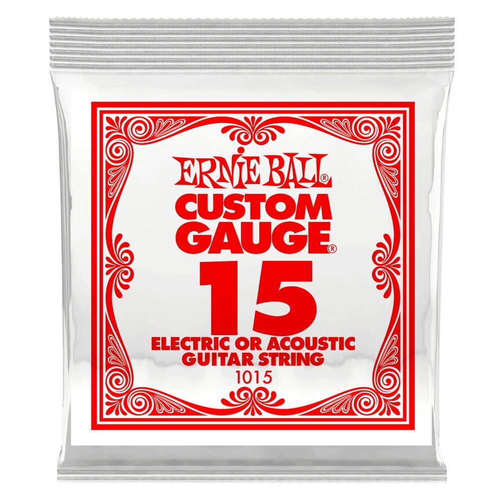 Ernie Ball 1015 Sähkö-/akustisen kitaran kielet .015 hinta ja tiedot | Soittimien lisätarvikkeet | hobbyhall.fi