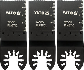 Yato (YT-34685) Monitoimilaitteen lisävaruste HCS, puu/muovi 3 kpl hinta ja tiedot | Käsityökalut | hobbyhall.fi