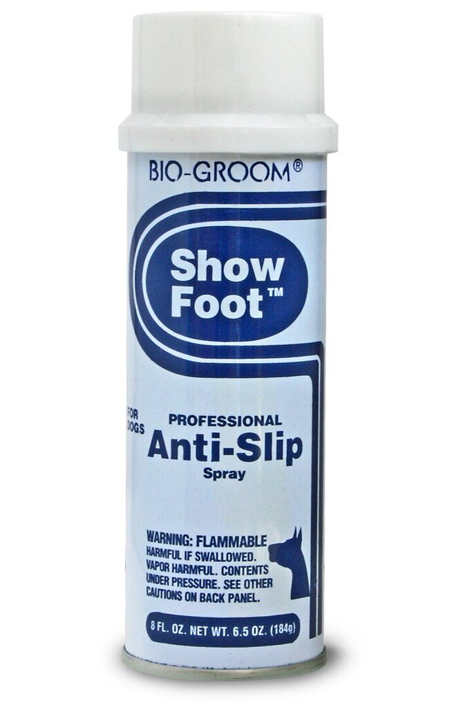 Aerosol Bio Groom Show Foot liukastumisenestoaine, 184 g hinta ja tiedot | Shampoot ja hoitoaineet lemmikeille | hobbyhall.fi