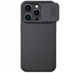 Nillkin CamShield PRO kova suojakotelo Apple iPhone 14 Pro Max puhelimelle, Musta hinta ja tiedot | Puhelimen kuoret ja kotelot | hobbyhall.fi