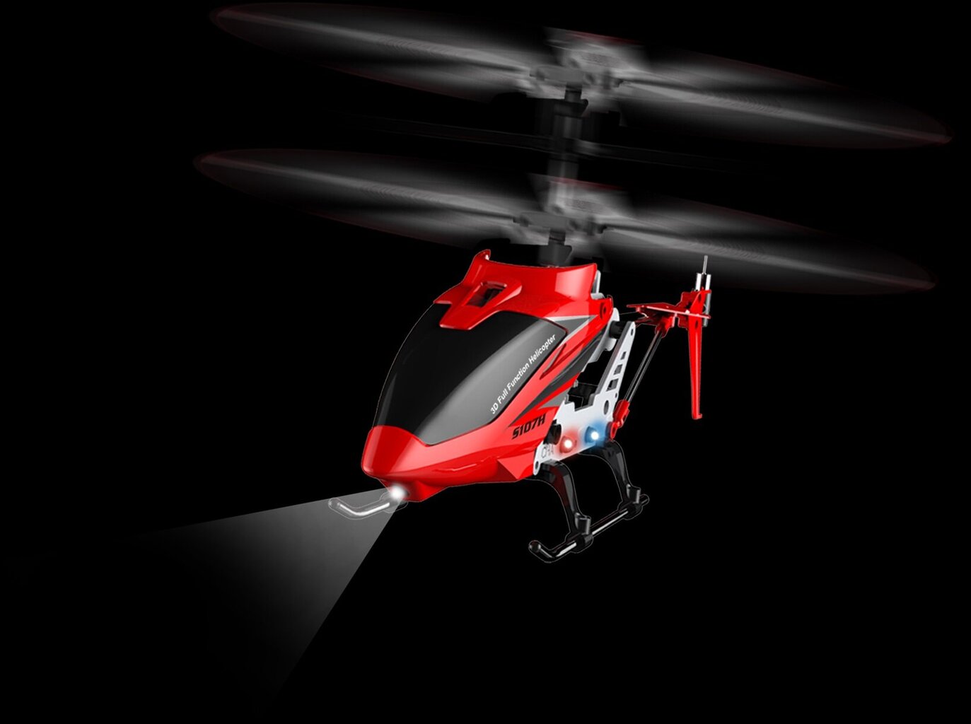 RC-helikopteri SYMA S107H 2.4GHZ RTF punainen hinta ja tiedot | Poikien lelut | hobbyhall.fi