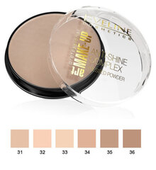 Eveline Art Make-Up Anti-Shine Complex puuteri, 33 Golden Sand, 14 g hinta ja tiedot | Eveline Cosmetics Hajuvedet ja kosmetiikka | hobbyhall.fi