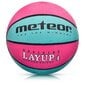 Meteor LAYUP #4 koripallo pinkki/sininen hinta ja tiedot | Koripallot | hobbyhall.fi