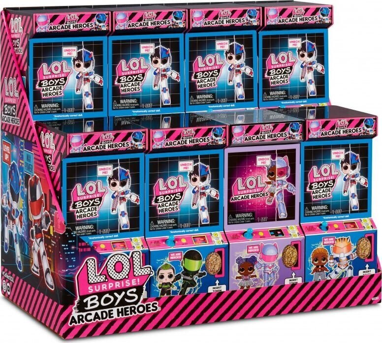 Yllätysnukke L.O.L Surprise Boys Arcade Heroes Fun Boy hinta ja tiedot | Tyttöjen lelut | hobbyhall.fi