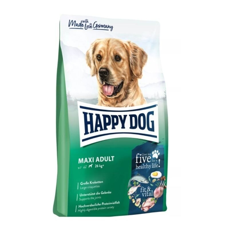 Kuivaruoka aikuisille koirille Happy Dog suurille roduille Maxi Adult 14 kg hinta ja tiedot | Koiran kuivaruoka | hobbyhall.fi