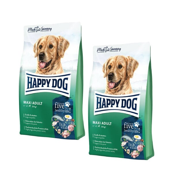 Kuivaruoka aikuisille koirille Happy Dog suurille roduille Maxi Adult 14 kg hinta ja tiedot | Koiran kuivaruoka | hobbyhall.fi